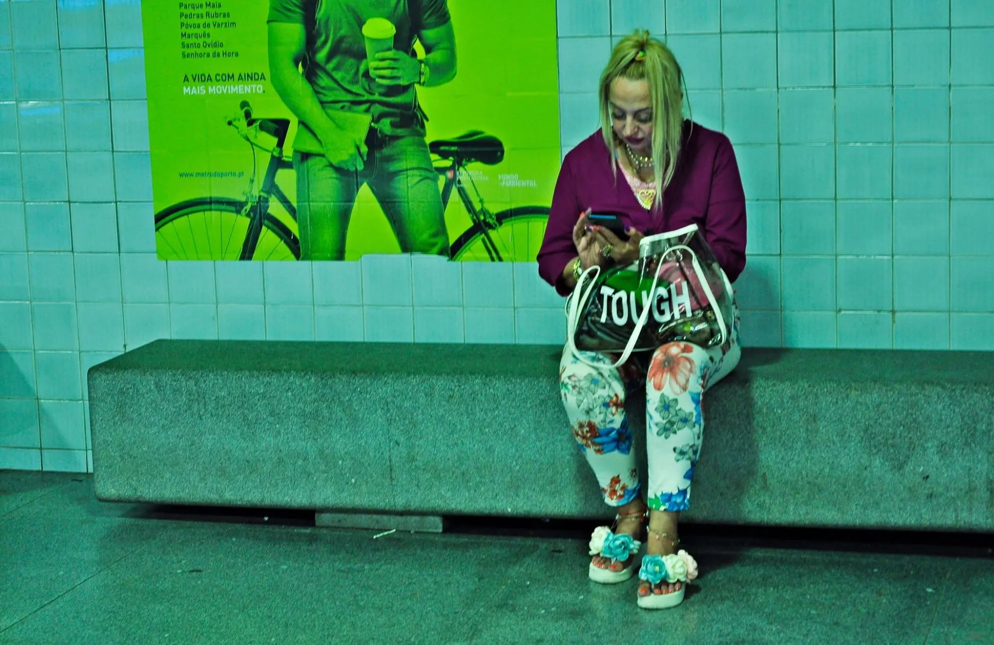 Tough, Metro do Porto. Fotografia de Manuel Tavares da Silva.