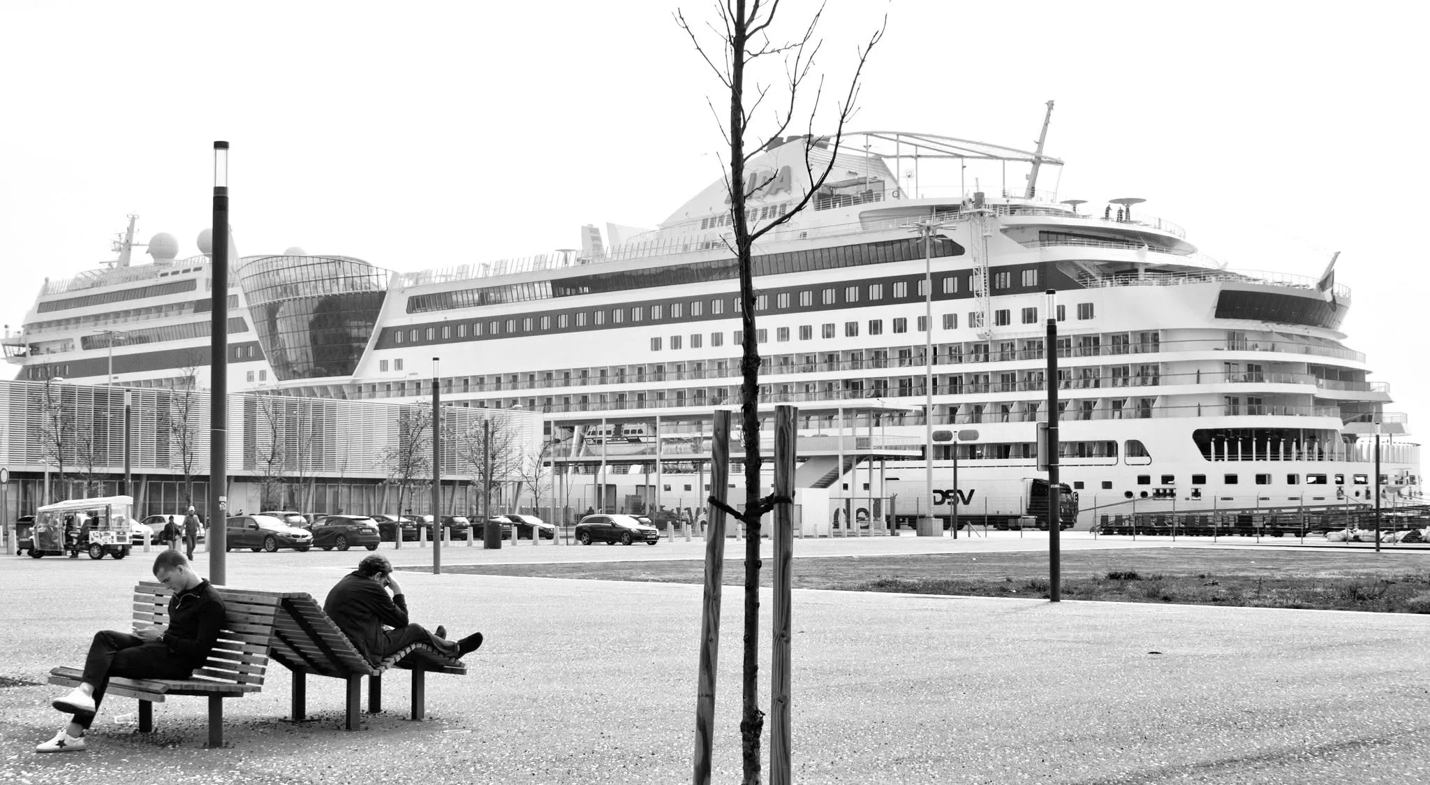 O navio. Fotografia de Manuel Tavares da Silva.
